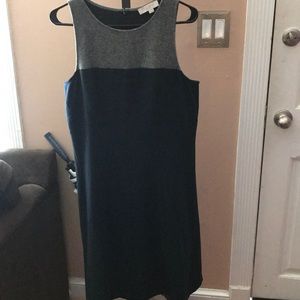 Blue and grey Loft dress